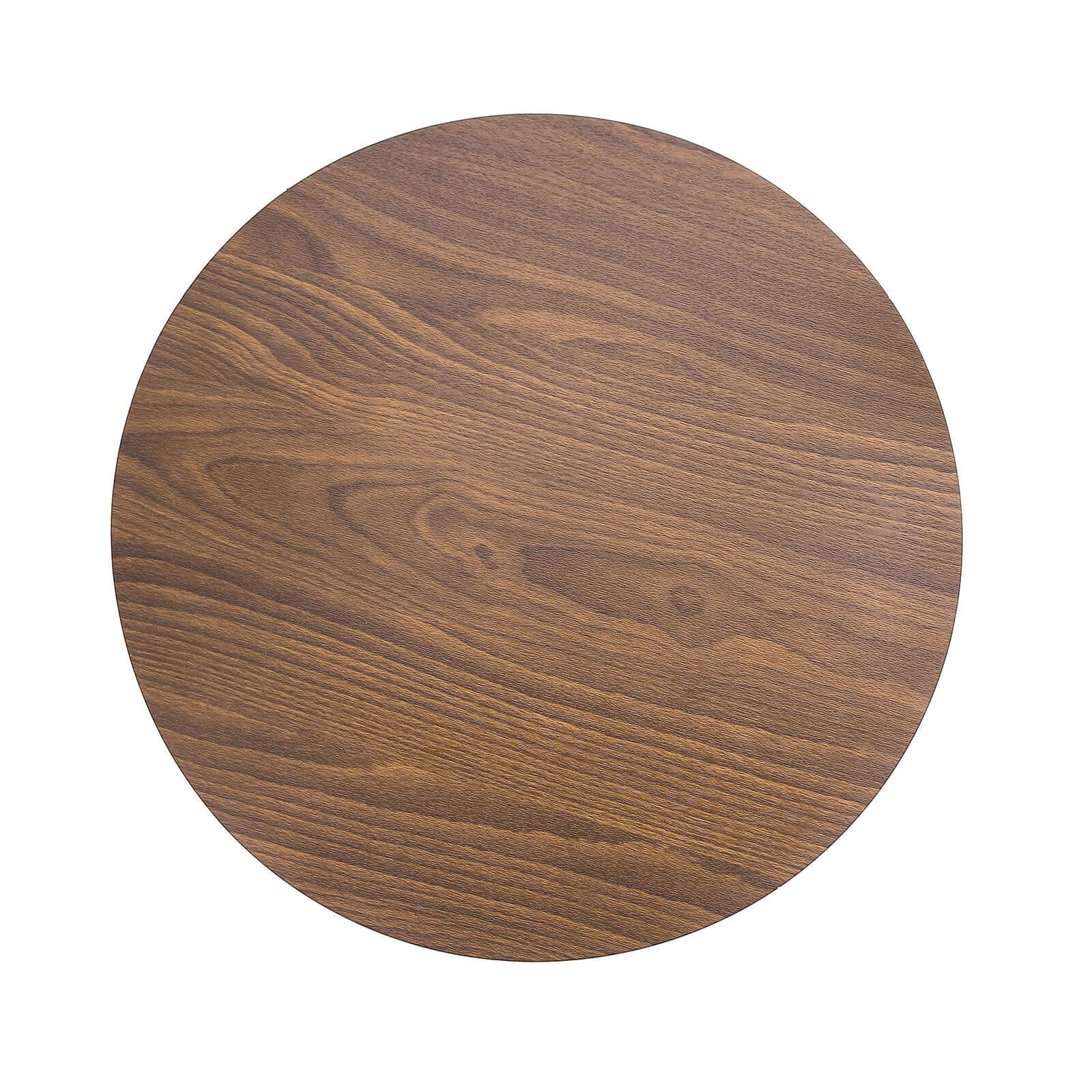 6-Pack Disposable Table Placemats in Brown with Walnut Wood Design - Cardboard Placemats for Rustic & Farmhouse Themes 13"